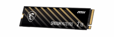 MSI Spatium M470 Pro 2TB PCIe 4.0 NVMe - Bis zu 6.000 MB/s