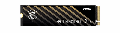 MSI Spatium M470 Pro 2TB PCIe 4.0 NVMe - Bis zu 6.000 MB/s