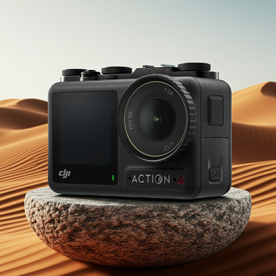 DJI OSMO Action 4 Adventure Combo Action Cam 4K, Ultra HD, WLAN, Dual-Display, Touchscreen