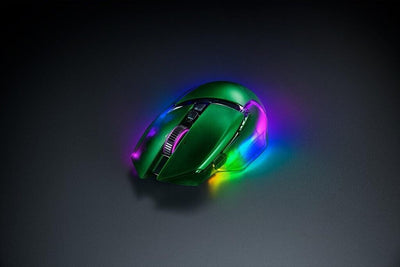 Razer Basilisk V3 Pro 35K Phantom Green Edition - kabellose ergonomische RGB-Gaming-Maus