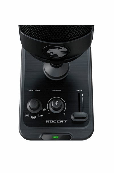 ROCCAT Torch Aimo RGB Gaming-Mikrofon, Schwarz