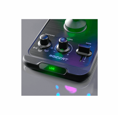 ROCCAT Torch Aimo RGB Gaming-Mikrofon, Schwarz