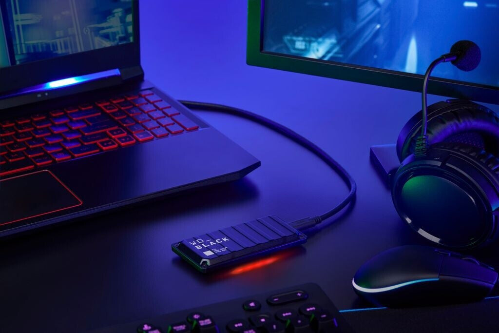 WD_BLACK 1TB P40 Game Drive SSD USB-C USB 3.2 Gen 2x2