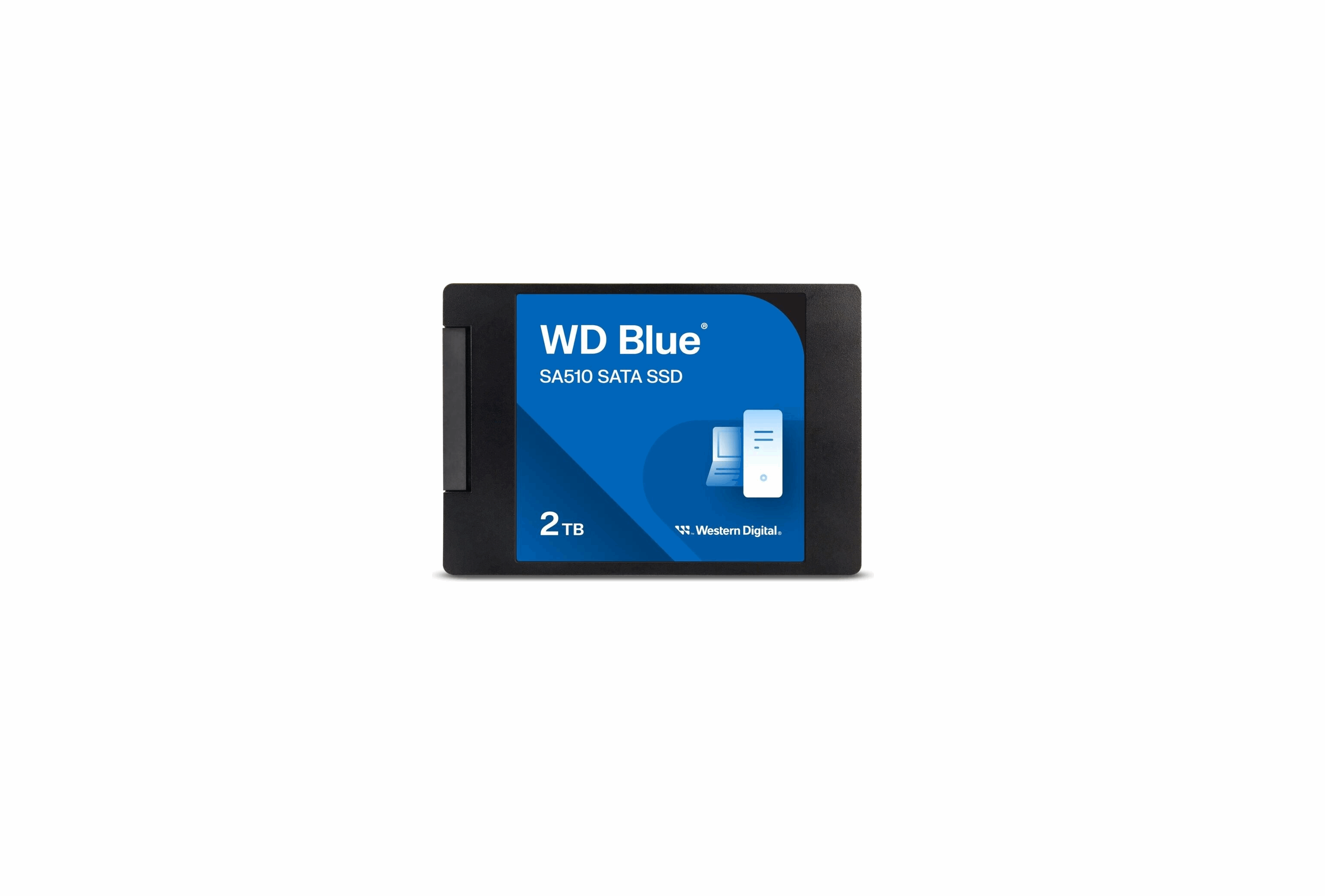 WD Blue SA510 SATA SSD 2 TB 2,5 Zoll, Lesen bis 560 MB/s, Schreiben bis 520 MB/s