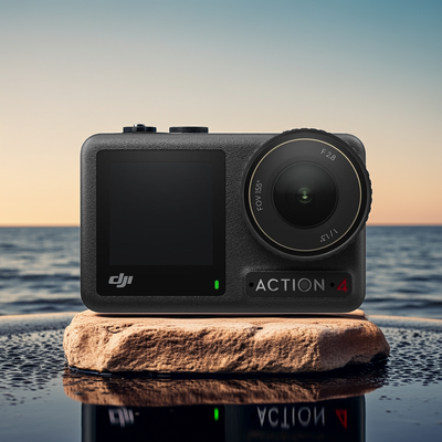 DJI OSMO Action 4 Adventure Combo Action Cam 4K, Ultra HD, WLAN, Dual-Display, Touchscreen